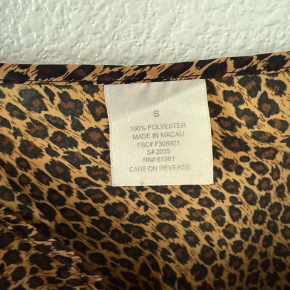 Vintage Leopard Print Slip Dress - Picture 4 of 5